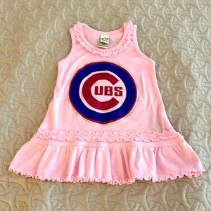 Chicago Cubs Dress with Rhibestones❤️💙